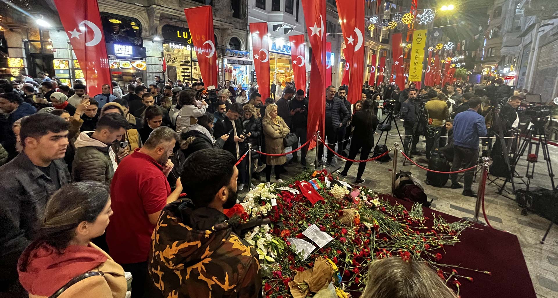 Minnesplats för terrordådet i Istanbul